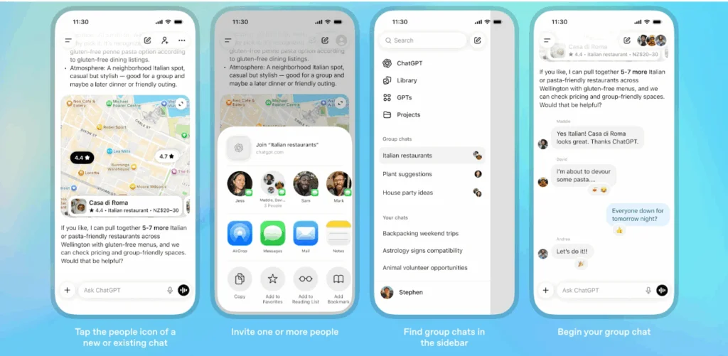 ChatGPT Quer Entrar no Seu Grupo do Zap: OpenAI Lança Chats em Grupo ...
