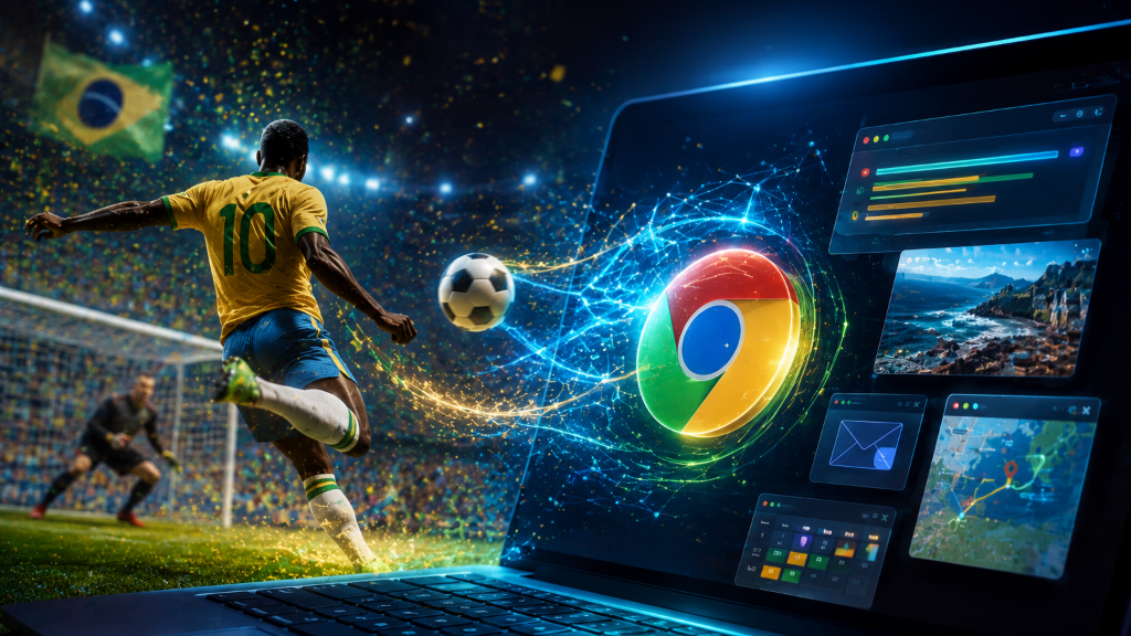 Gemini da Google ganha recursos para Copa do Mundo e integração ao Chrome