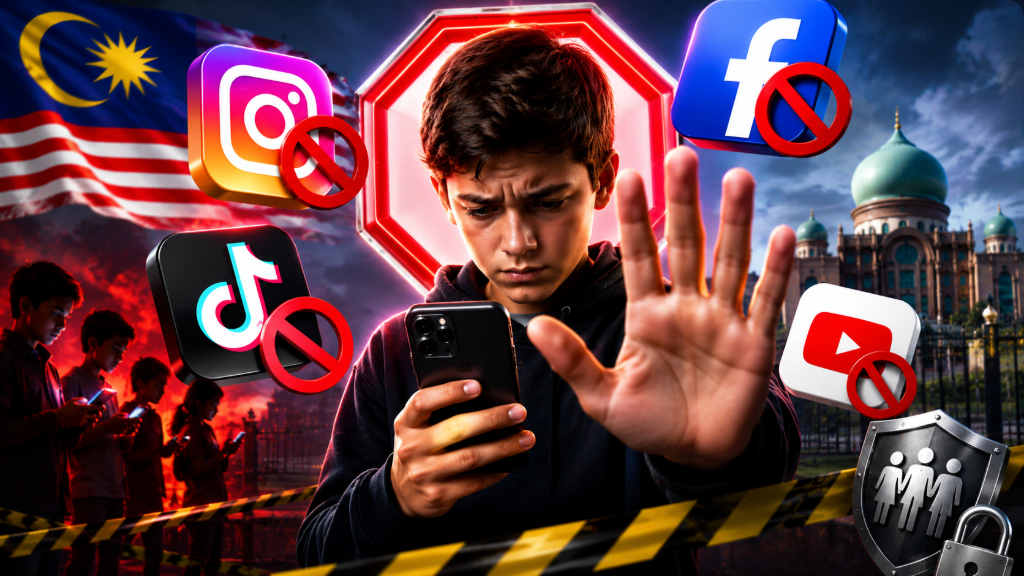 Malásia proíbe redes sociais para menores de 16 anos