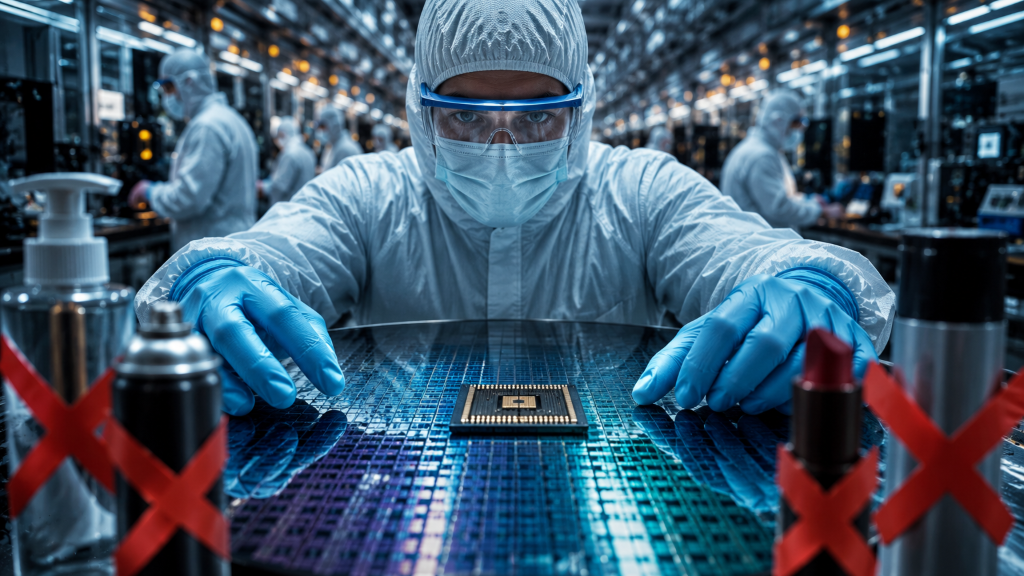 Intel proíbe uso de desodorante em fábrica de chips de IA
