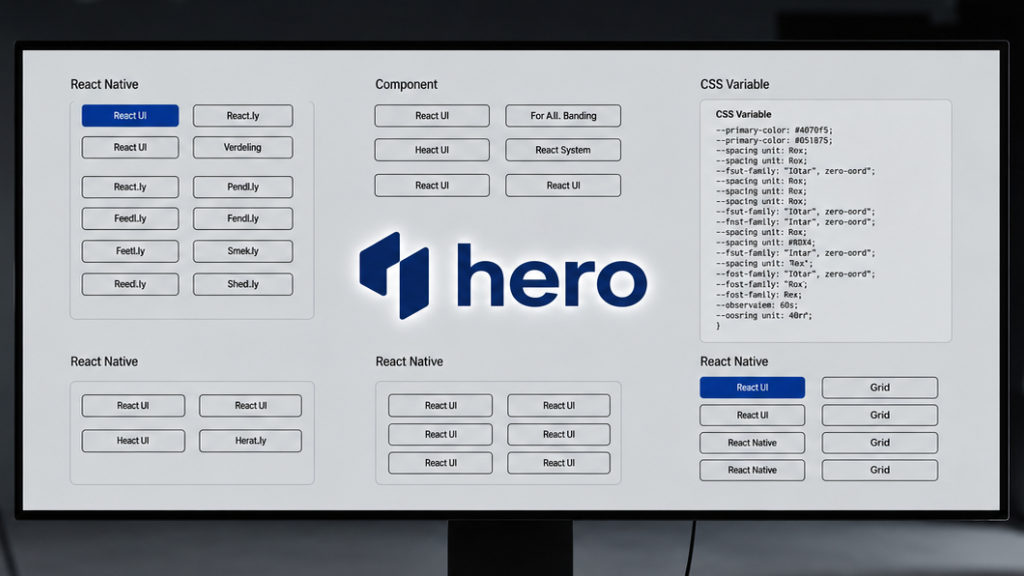 HeroUI v3 chega como reescrita completa para React e React Native
