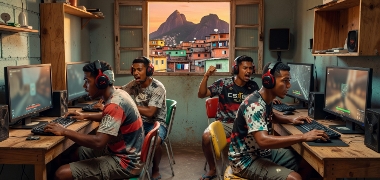 Grandes estúdios de games demitem em massa mas projeto no Rio de Janeiro seleciona talentos da periferia para o Free Fire