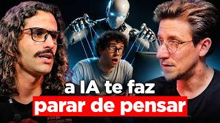 A IA está fazendo os desenvolvedores pararem de pensar? Léo Andrade e Andrews Egas debatem o futuro da TI