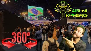 AI Brasil Experience: Acompanhe um tour 360º pelo evento e conheça estandes de startups de IA