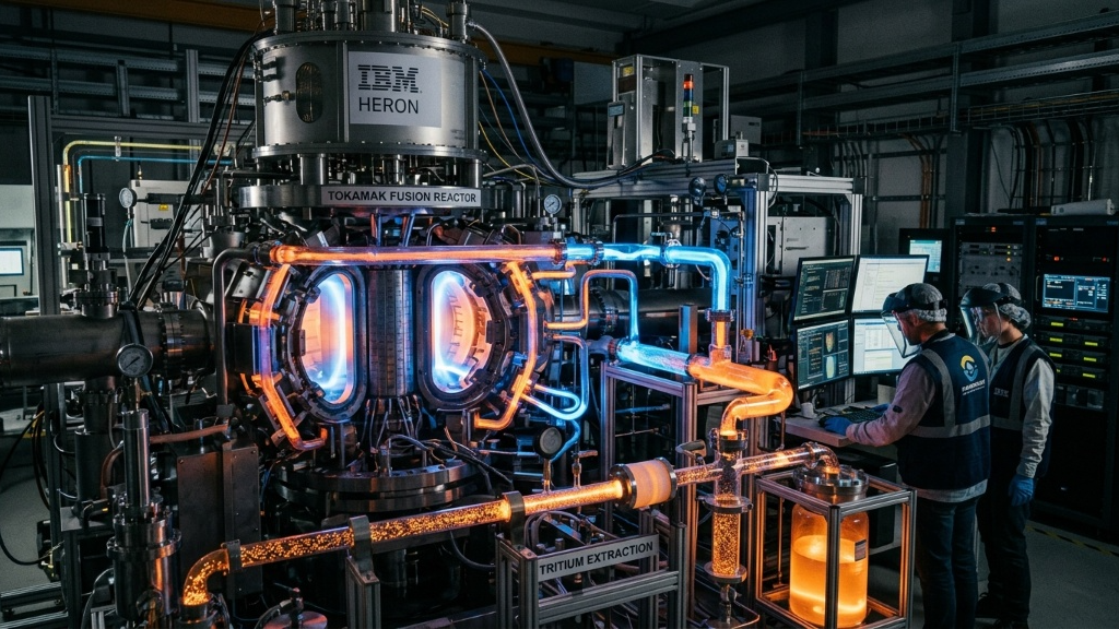 Cientistas calculam material de fusão nuclear em computador quântico pela primeira vez