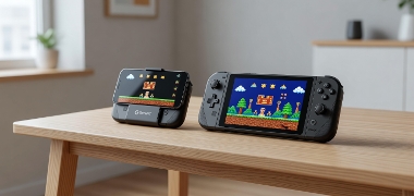 Console portátil modular permite destacar a tela para jogar no smartphone com controle profissional