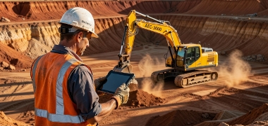 Bedrock Robotics capta US$ 600 milhões com escavadeiras autônomas