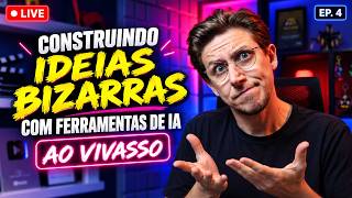 Léo Andrade transforma ideias bizarras em projetos com IA ao vivo
